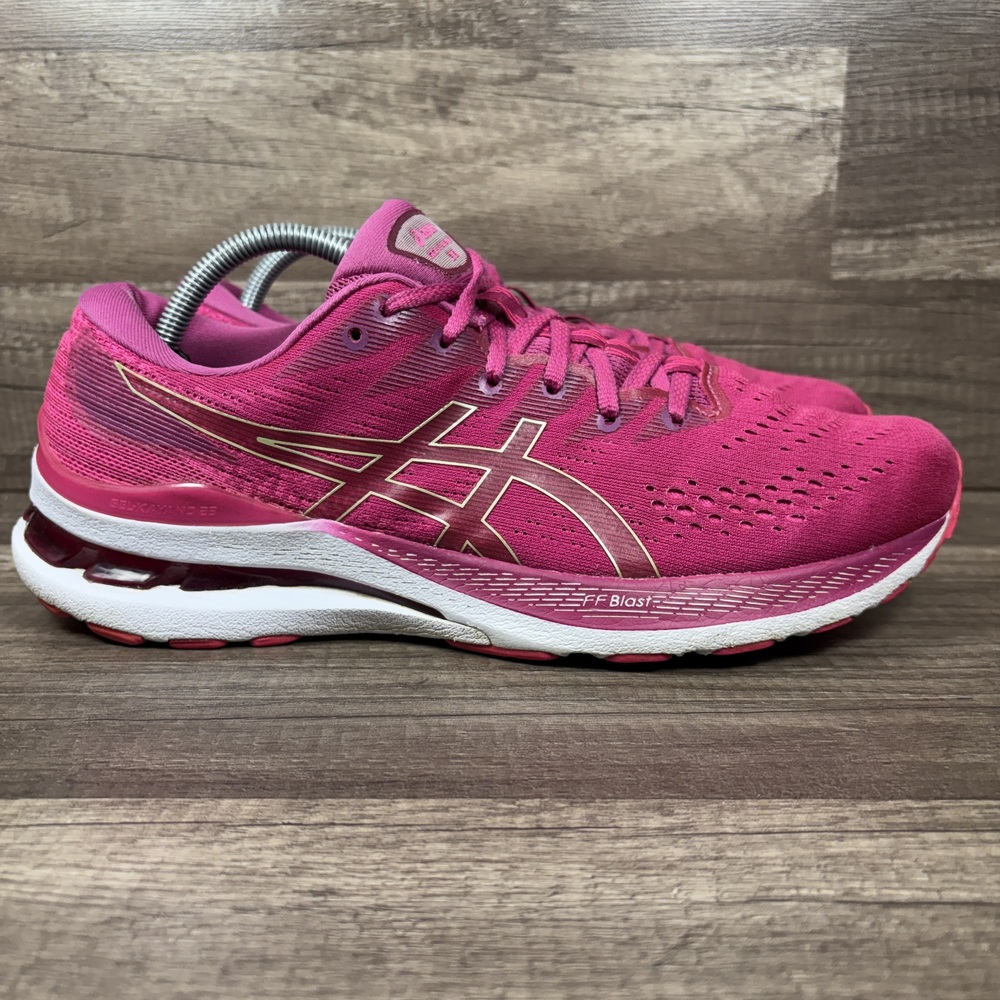 Asics Gel-Kayano 28 Pink Purple Womens US Size 12 1012B047 Running Shoes